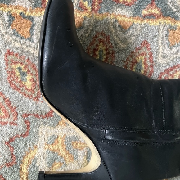 G-VGUC Cole Haan Black Boots with Stiletto Heel - Picture 4 of 16